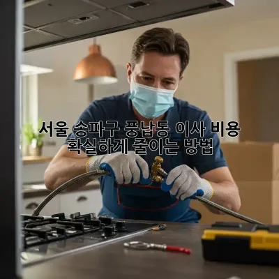 서울 송파구 풍납동 이사, 비용 확실하게 줄이는 방법!