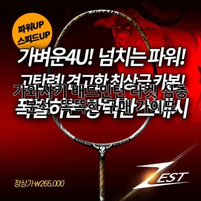 가와사키 배드민턴 라켓 심층 분석 & 똑똑한 구매 가이드 🏸