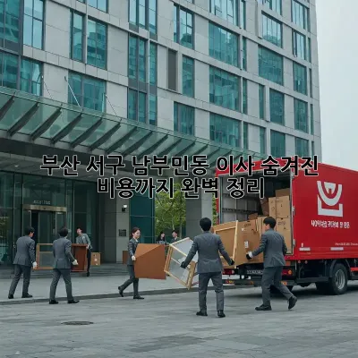 부산 서구 남부민동 이사, 숨겨진 비용까지 완벽 정리!