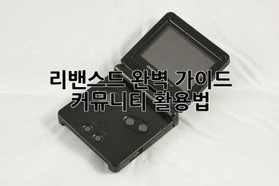 리밴스드 완벽 가이드: 커뮤니티 활용법